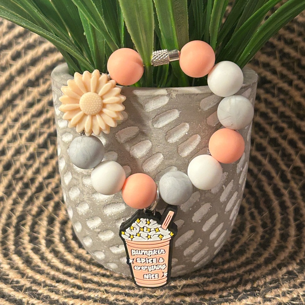 Pumpkin Spice Tumbler Charm